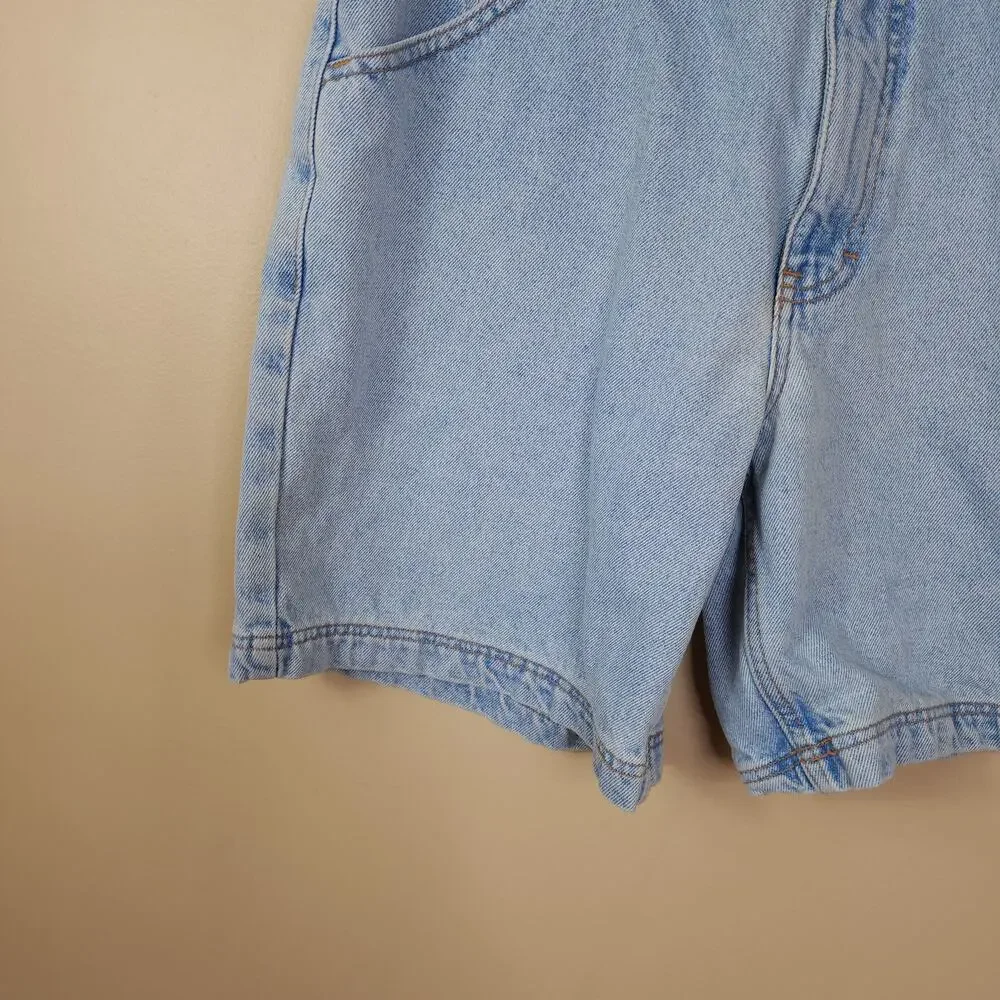 Vintage Canyon River Ladies Baggy Light Wash Jean Shorts Size 11